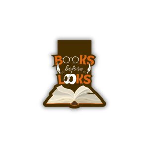 Books before Looks Magnetic Bookmark