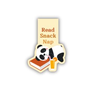 Read, Snack, Nap Magnetic Boookmark