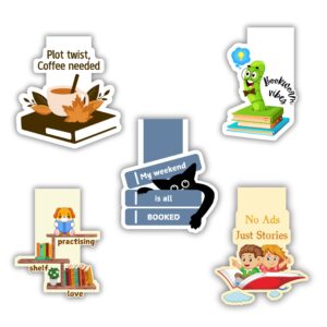 Booked & Hooked - set of 5