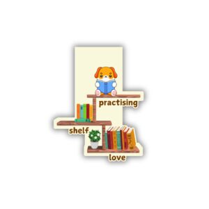 Practising Shelf-Love Magnetic Bookmark