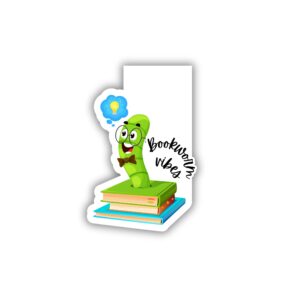 Bookworm Vibes Magnetic Bookmark