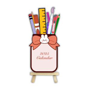 Stationery-Inspired Desk Calendar