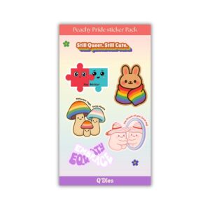 Peachy Pride Sticker Pack